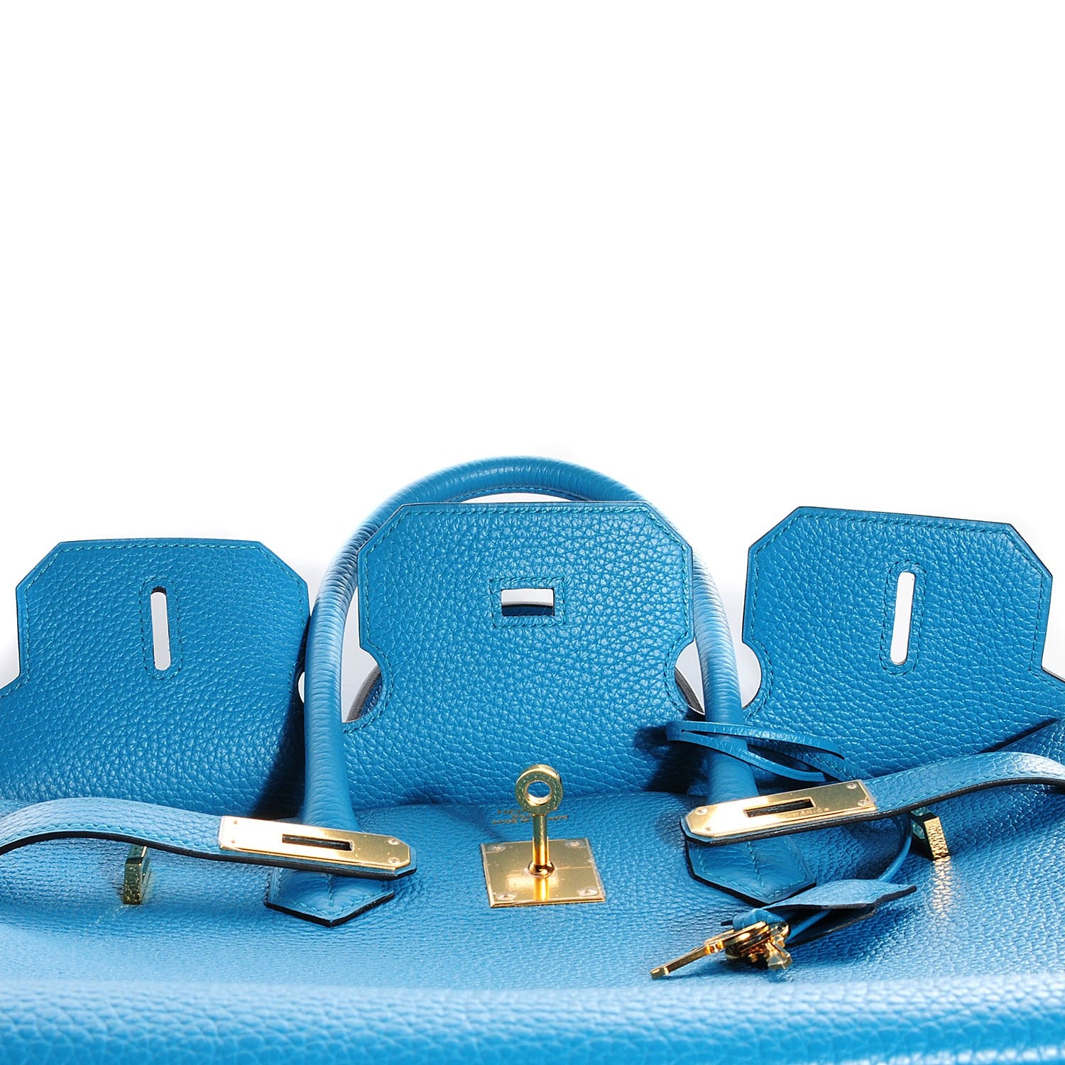 Hermes Togo Birkin 35 Turquoise 18 of 24