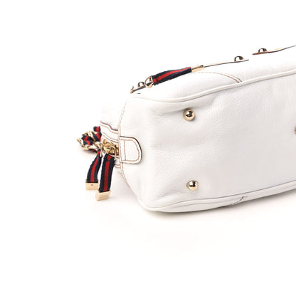 Gucci Goatskin Small Capri Bowler White 7 of 8