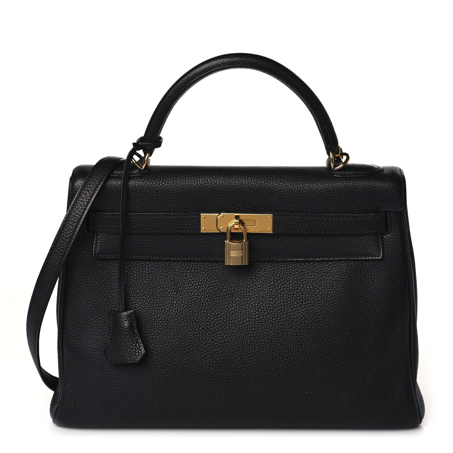 Hermes Togo Kelly Retourne 32 Black 1 of 10