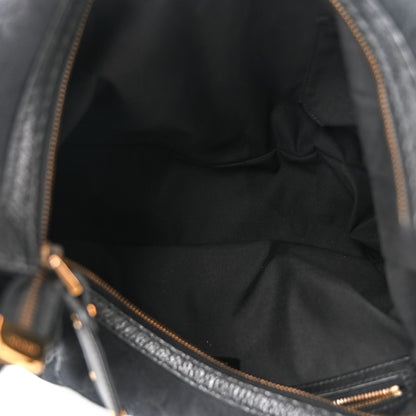 Gucci Monogram Medium Jockey Hobo Black 5 of 10