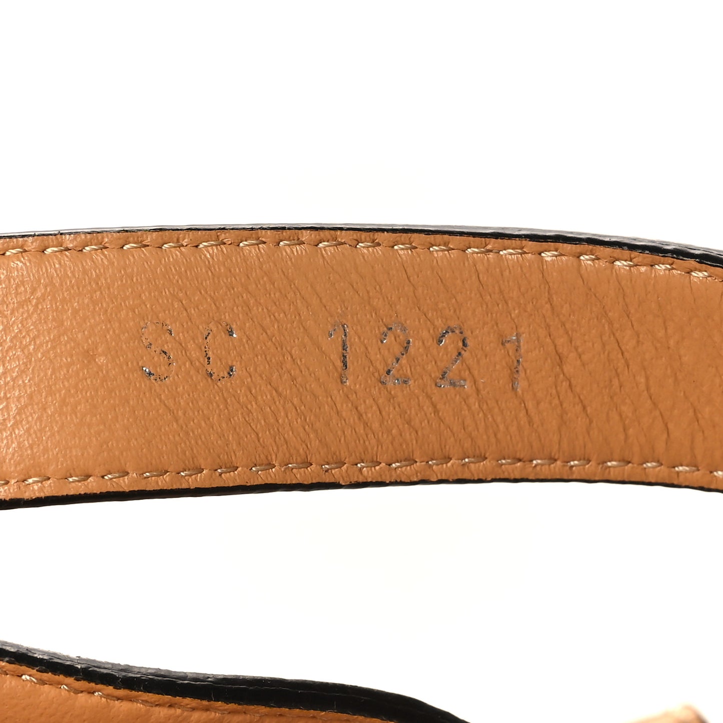 Soft Calfskin Perforated Horizon Flat Sandals 36.5 Natural