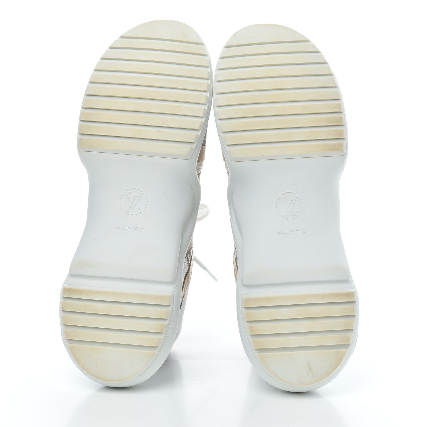 Louis Vuitton Calfskin Technical Nylon LV Archlight Sneakers 42 White Beige 5 of 14