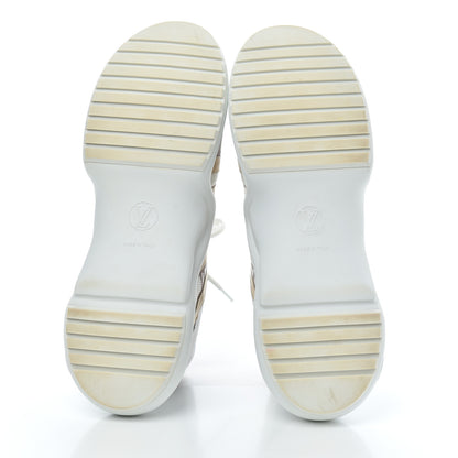 Louis Vuitton Calfskin Technical Nylon LV Archlight Sneakers 42 White Beige 5 of 14