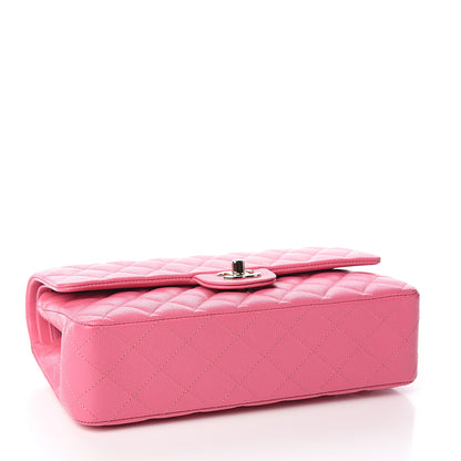 Chanel Caviar Quilted Medium Double Flap Pink 3 of 12