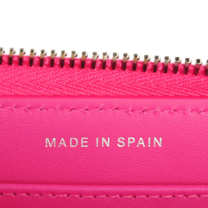 Chanel Caviar Quilted Large Gusset Zip Around Wallet Pink 7 of 8