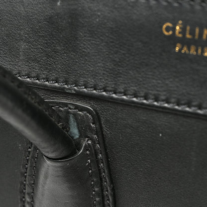 Celine Smooth Calfskin Micro Luggage Black 10 of 10