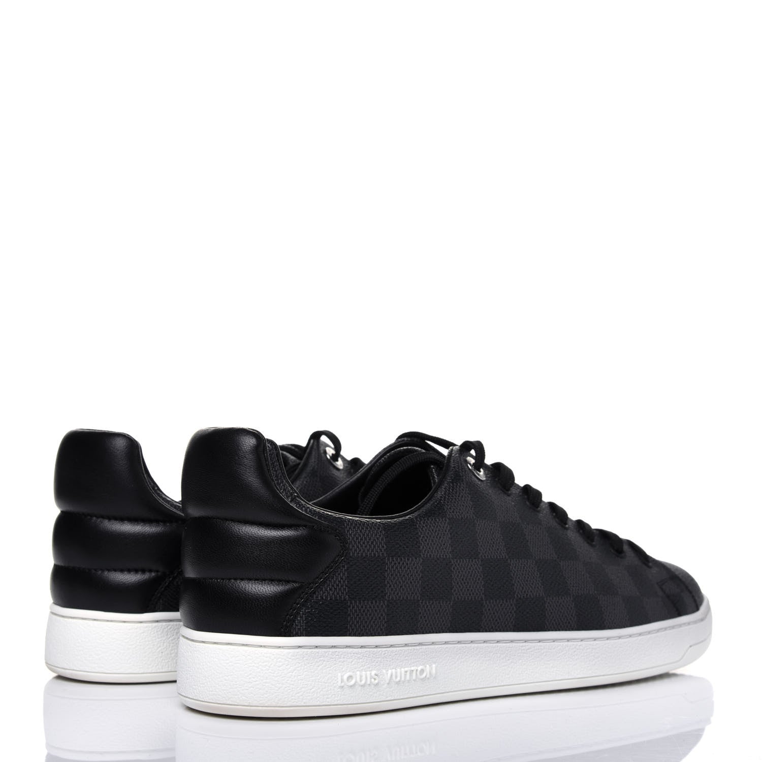 Louis Vuitton Calfskin Damier Graphite Frontrow Sneakers 8 4 of 13