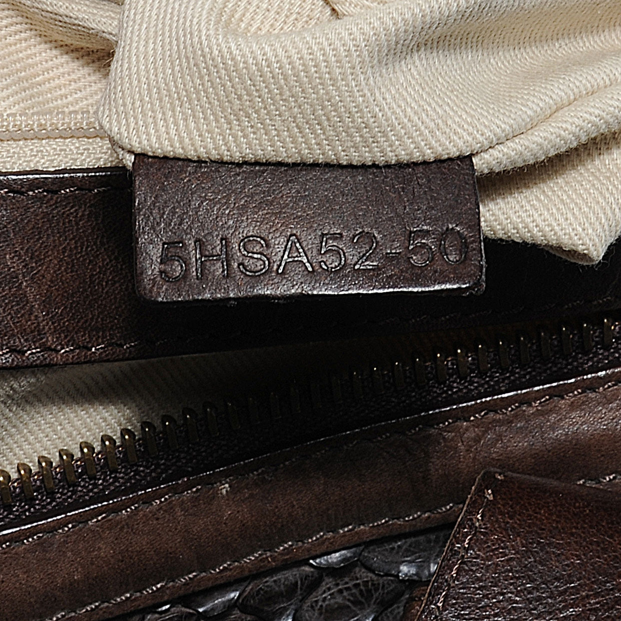Python Silverado Frame Bag Brown