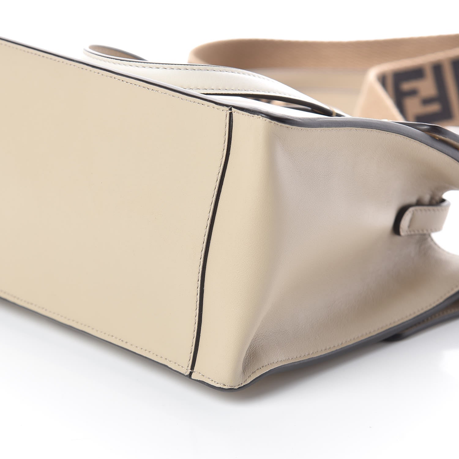 Fendi Vitello Grace FF 1974 Small Flip Tote Nuvola Notte Ice 9 of 9