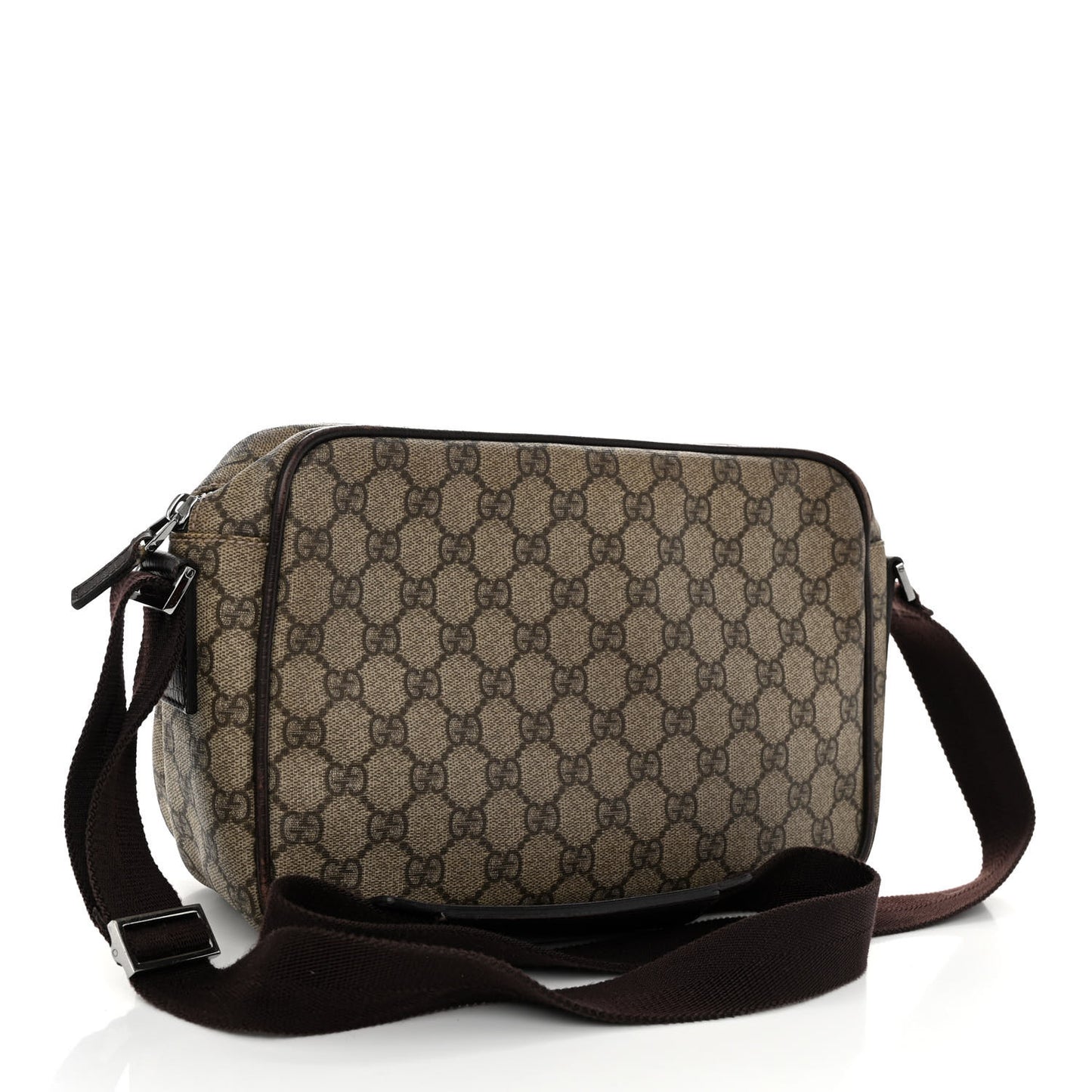 GG Plus Monogram Camera Bag Dark Brown