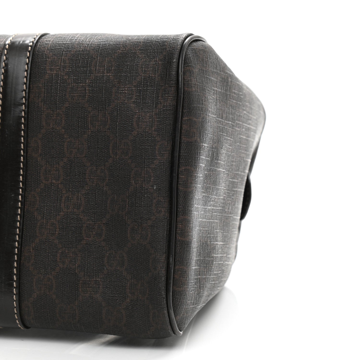 Gucci GG Supreme Monogram Medium Boston Dark Brown 10 of 10