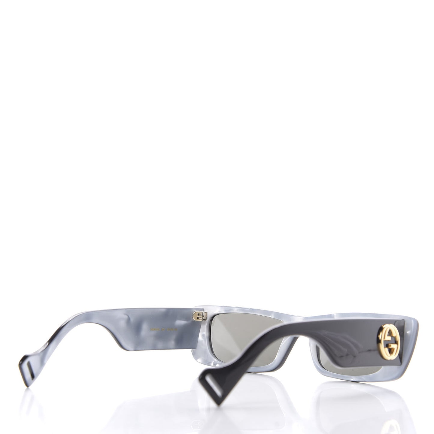 Acetate Rectangular Sunglasses GG0516S Black