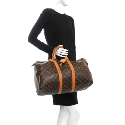 Louis Vuitton Monogram Keepall 45 2 of 16
