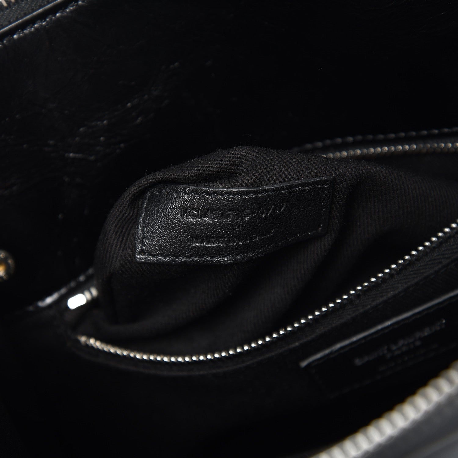 Saint Laurent Glace Calfskin Baby Souple Sac De Jour Black 8 of 11