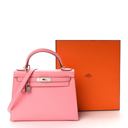 Hermes Epsom Kelly Sellier 28 Rose Confetti 14 of 14