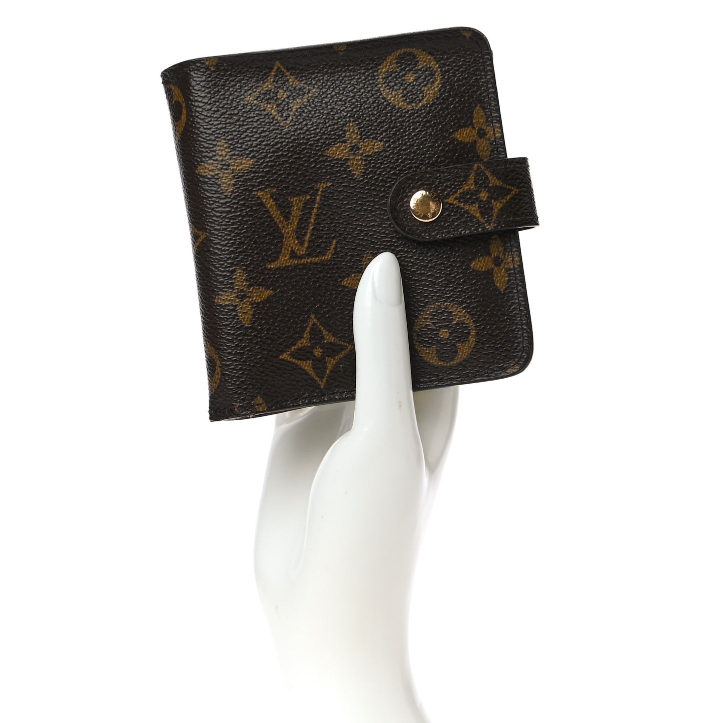 Monogram Compact Zippe Zipped Wallet