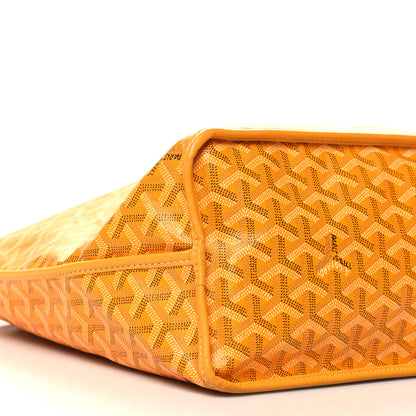 Goyard Goyardine Embroidered Cactus Reversible Anjou PM Yellow 9 of 18