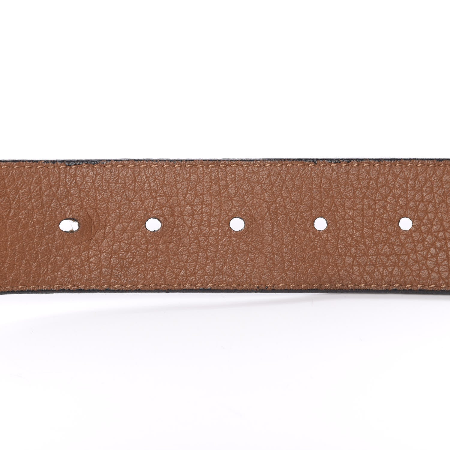 Louis Vuitton Taurillon Calfskin 30mm LV Initiales Reversible Belt 90 36 Black 4 of 10