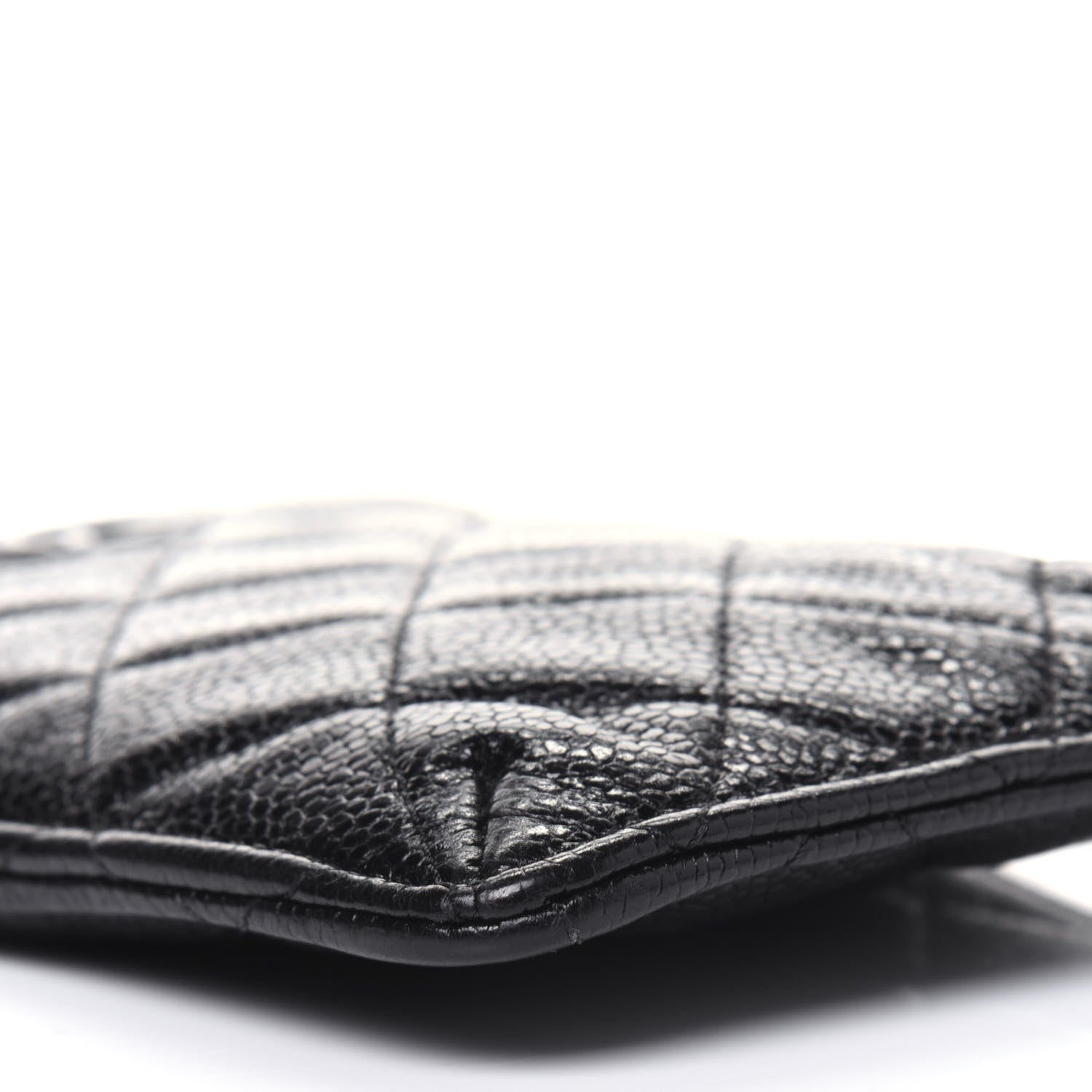 Chanel Caviar Quilted Classic Flat Wallet Pouch So Black 8 of 15