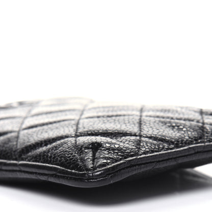Chanel Caviar Quilted Classic Flat Wallet Pouch So Black 8 of 15