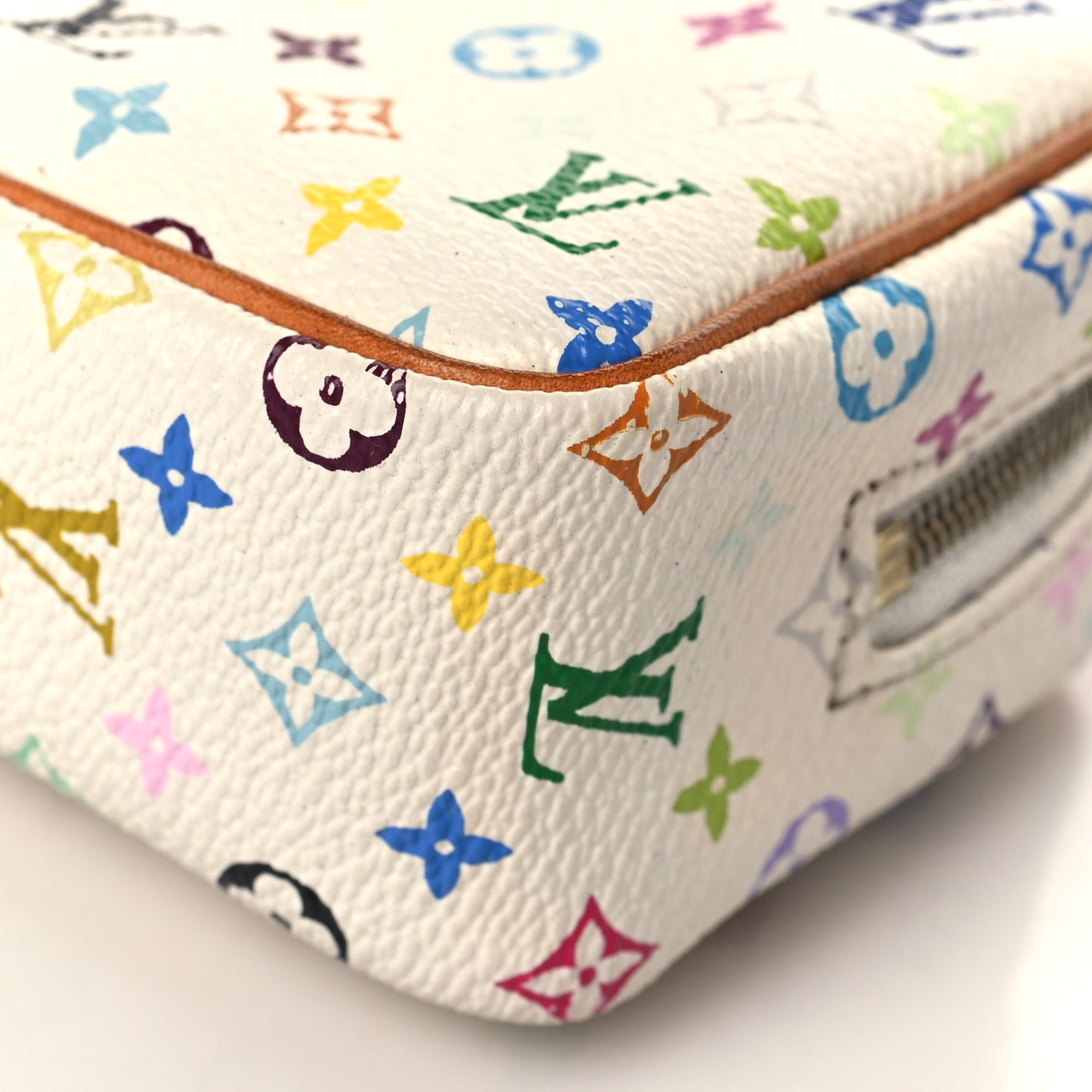 Monogram Multicolor Trousse Wapity White