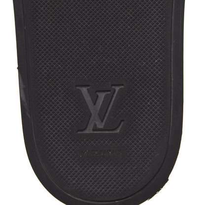Louis Vuitton Rubber Monogram Mens Waterfront Mules 11 Macassar 6 of 10