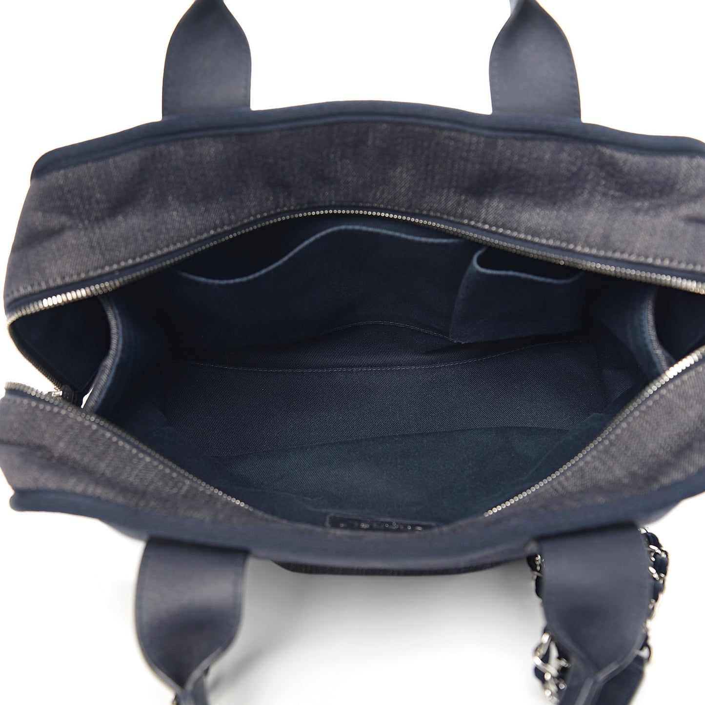 Denim Deauville Bowling Bag Dark Blue