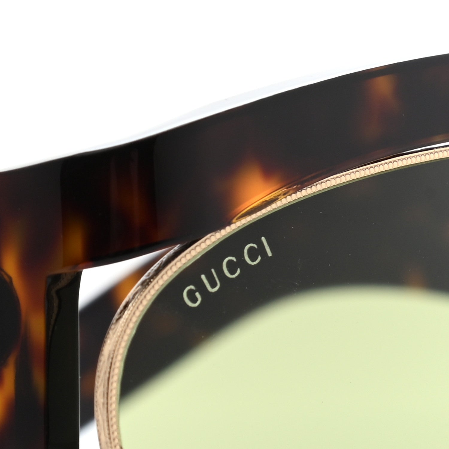 Gucci Oval Sunglasses GG0233S Tortoiseshell Gold 11 of 11
