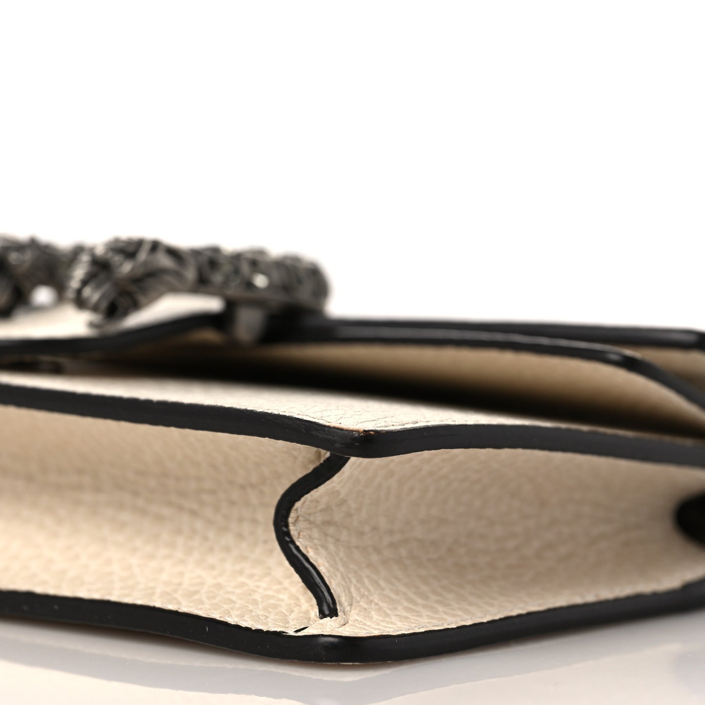 Dollar Calfskin Crystal Super Mini Dionysus Shoulder Bag Mystic White Black Diamond