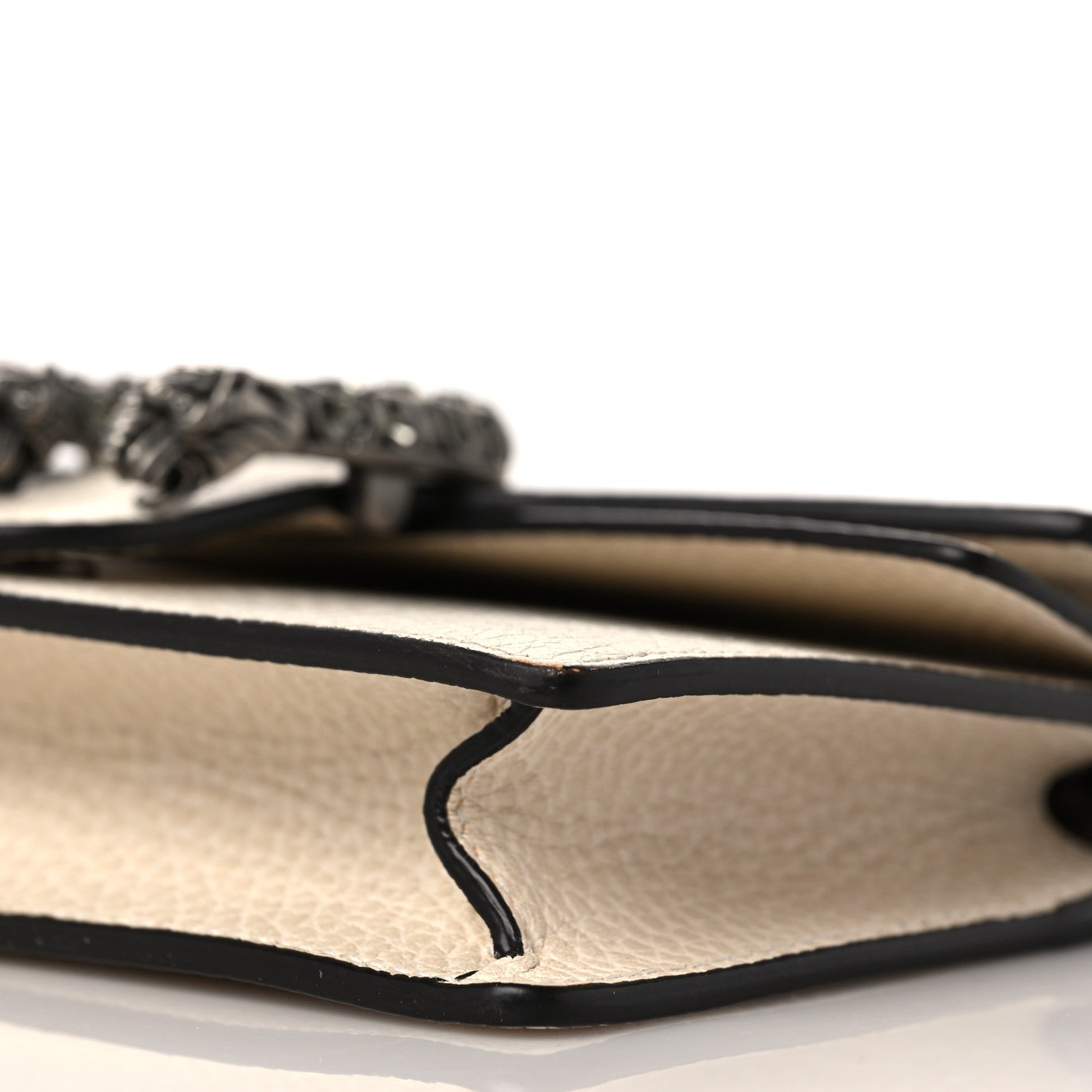 Gucci Dollar Calfskin Crystal Super Mini Dionysus Shoulder Bag Mystic White Black Diamond 8 of 11