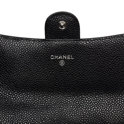 Chanel Caviar Quilted Large Flap Wallet Black 6 of 8