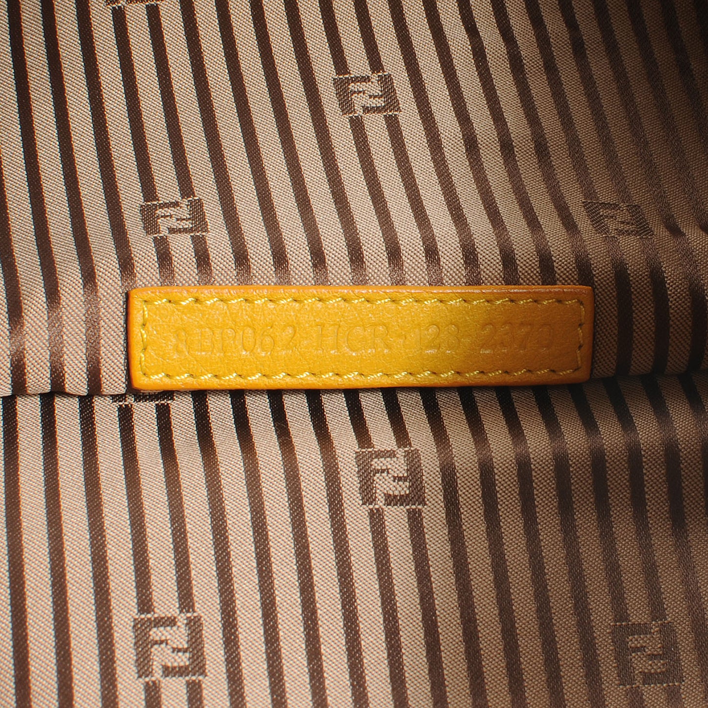 Grained Calfskin Large Chameleon Pouch Lemon