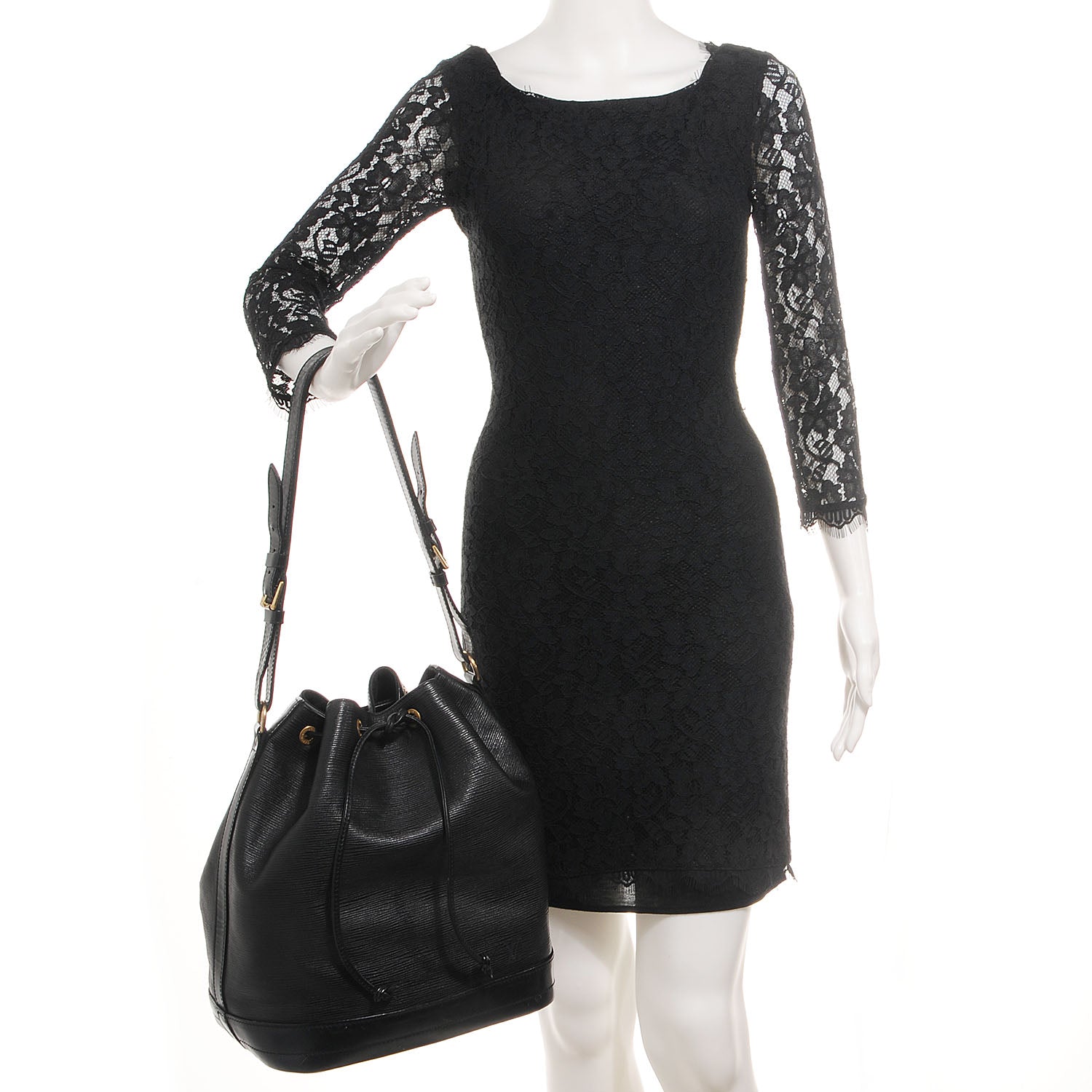Louis Vuitton Epi Noe Black 2 of 9