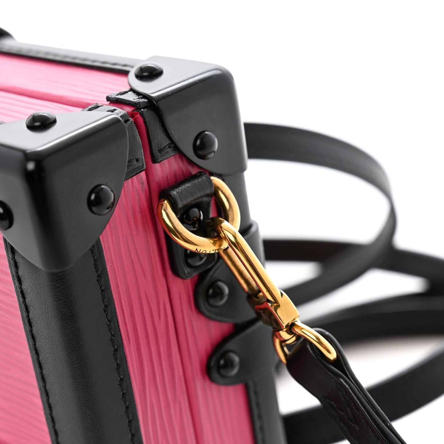 Epi Petite Malle Fuchsia Black