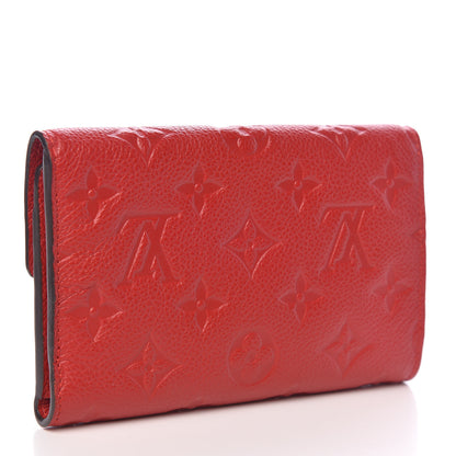 Louis Vuitton Empreinte Compact Curieuse Wallet Cherry 3 of 7