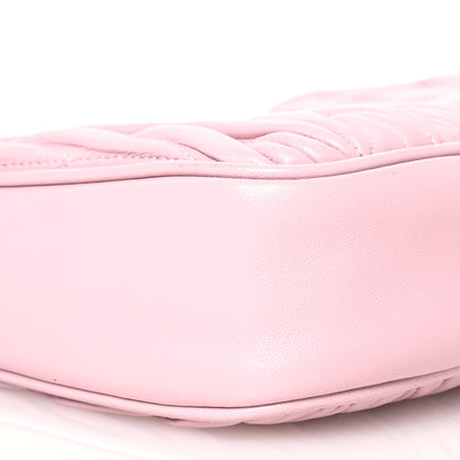 Miu Miu Nappa Matelasse Shoulder Bag Alabastro 18 of 20