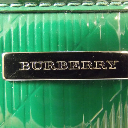 Burberry Patent Check Embossed Zip Wallet Veridian Green 6 of 9