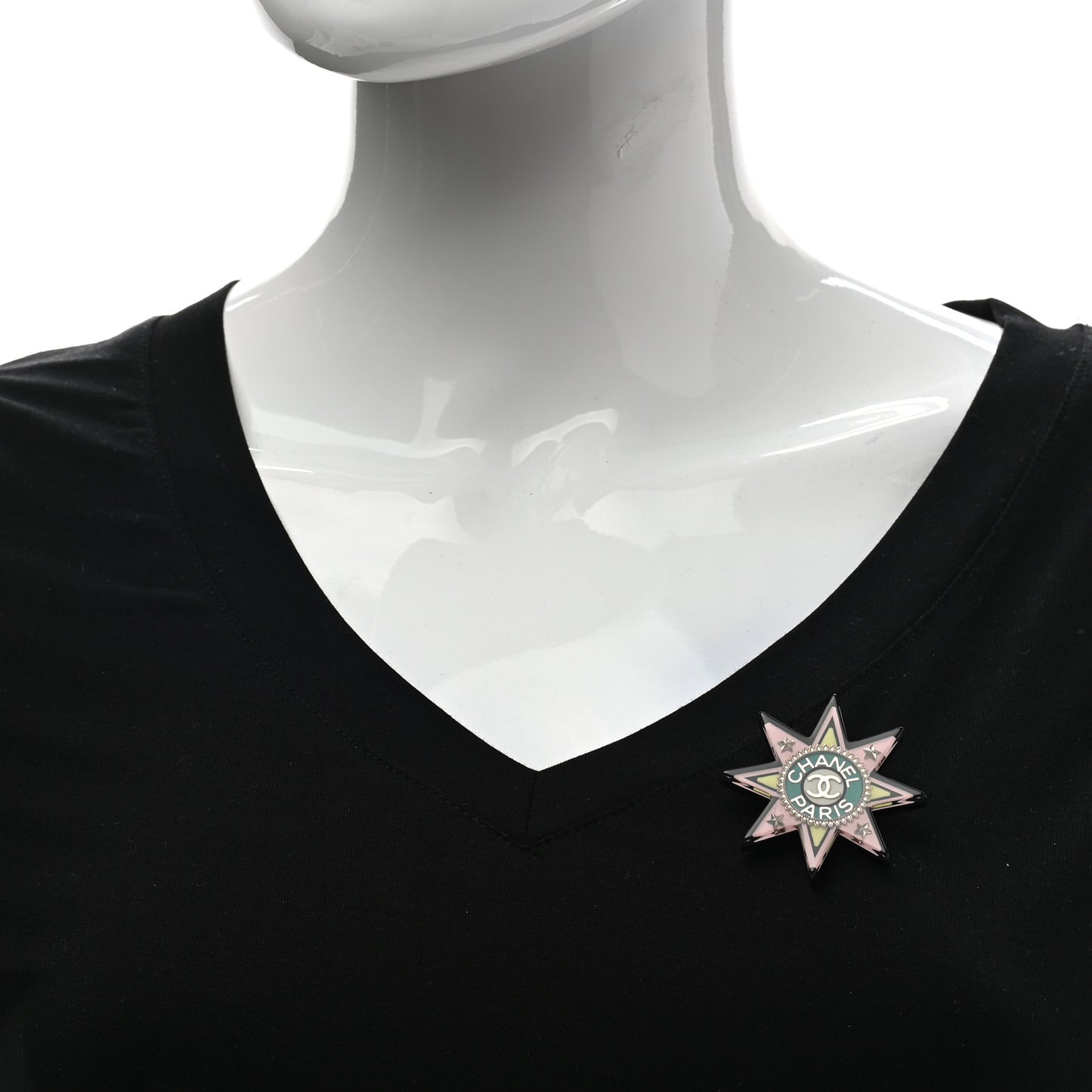 Resin CC Star Brooch Multicolor