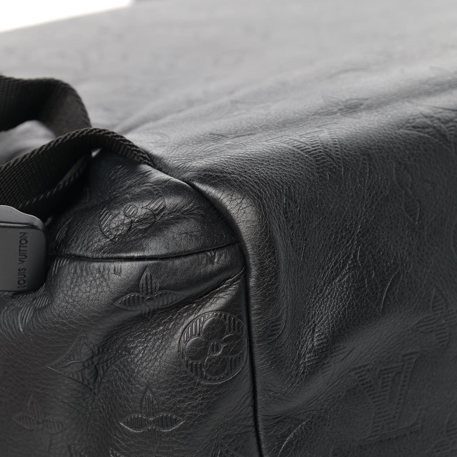 Louis Vuitton Calfskin Monogram Shadow Discovery Backpack Black 10 of 14