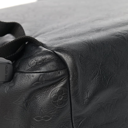 Louis Vuitton Calfskin Monogram Shadow Discovery Backpack Black 10 of 14