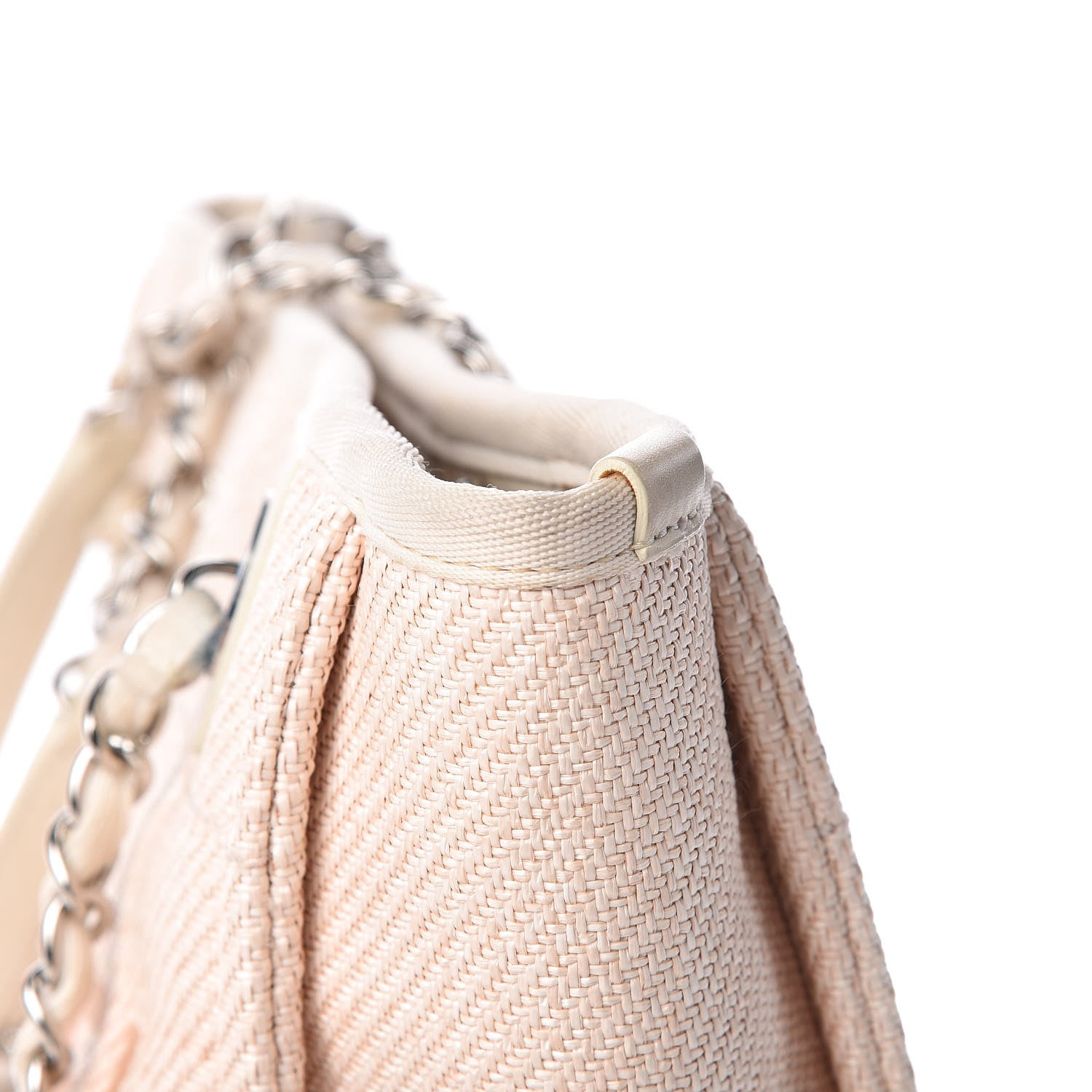 Chanel Woven Straw Raffia Mini Deauville Tote Pink 14 of 14