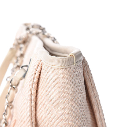 Chanel Woven Straw Raffia Mini Deauville Tote Pink 14 of 14