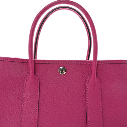 Hermes Vache Country Garden Party 30 TPM Rose Pourpre 7 of 9