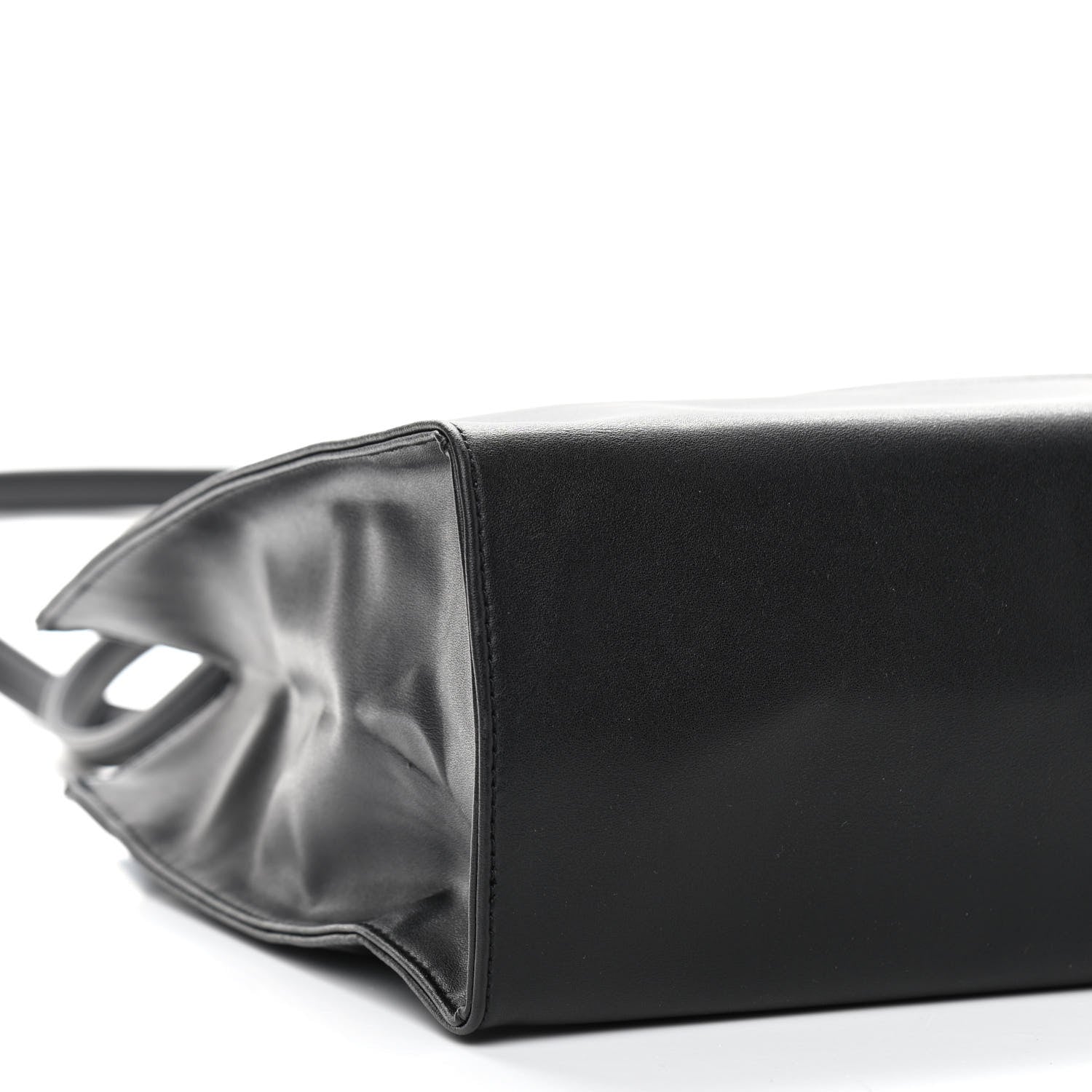 Telfar Vegan Leather Medium Shopping Bag Black 10 of 11