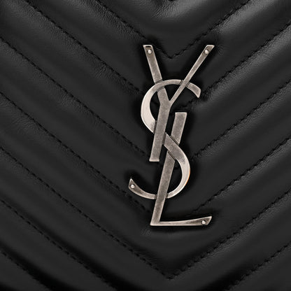Saint Laurent Calfskin Matelasse Monogram Lou Camera Bag Black 11 of 11