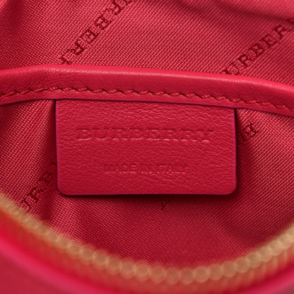 Burberry Haymarket Check Zip Pouch Pink 6 of 9