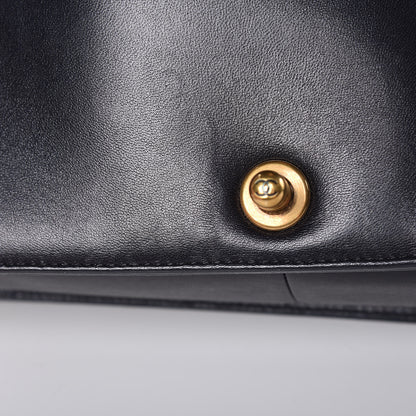 Chanel Lambskin Quilted Medium Boy Flap Dark Navy 10 of 18