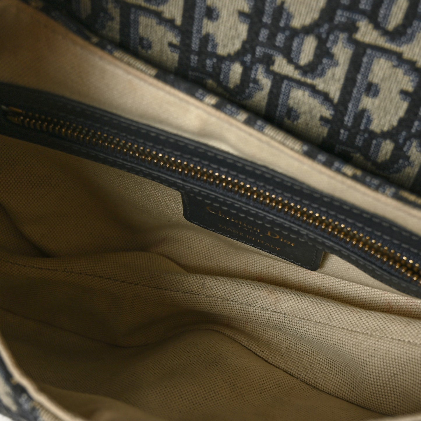 Oblique Saddle Bag Blue