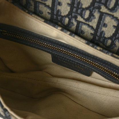Christian Dior Oblique Saddle Bag Blue 5 of 7