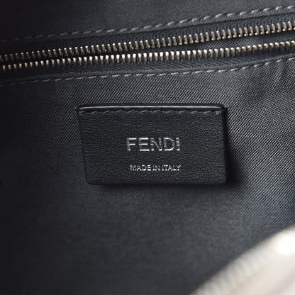 Fendi Vitello Dolce Floral Eyes Mini Backpack Grigio Polvere Multicolor 8 of 13